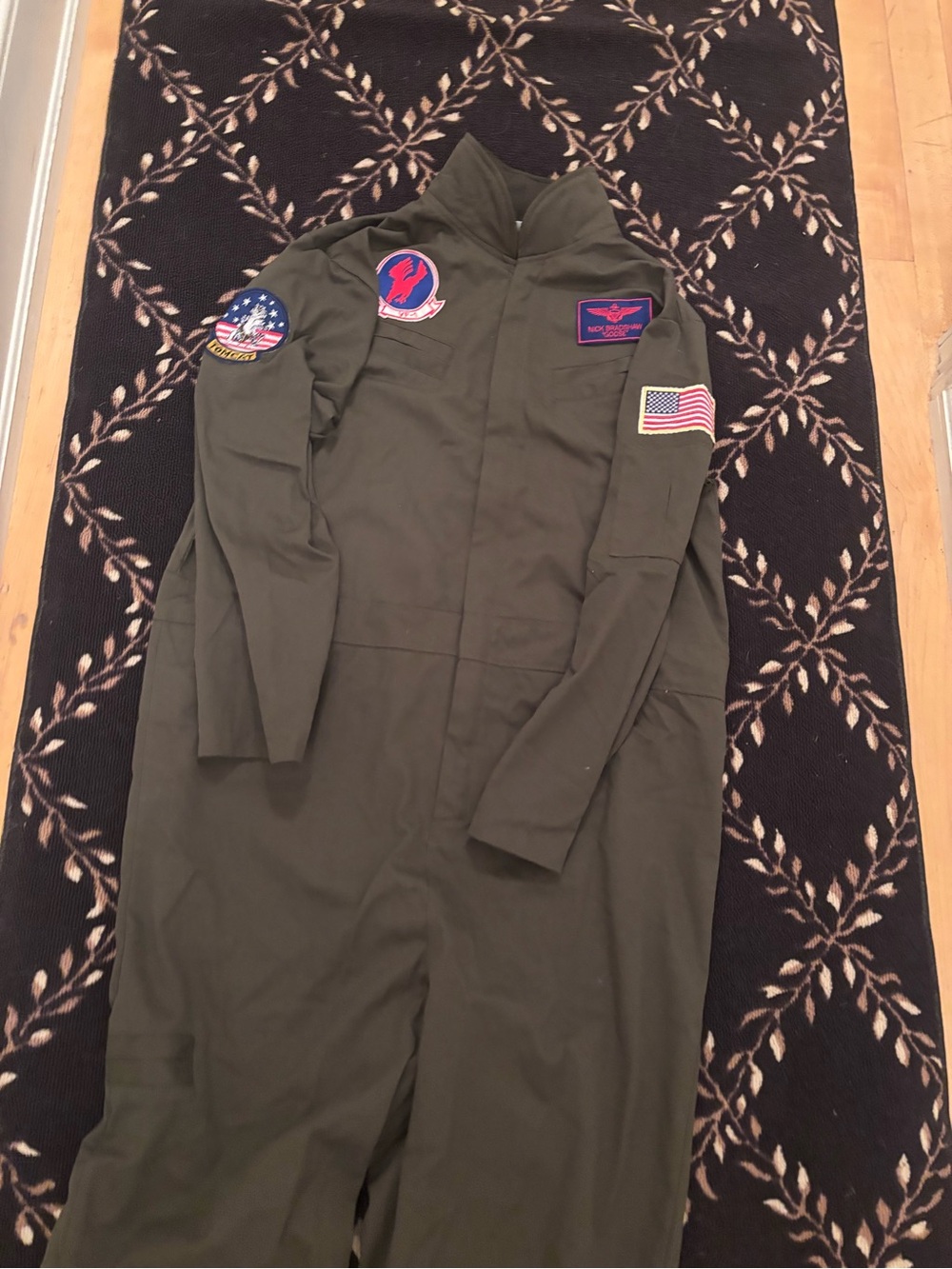 Spirit Halloween Top Gun Flight Suit L/XL